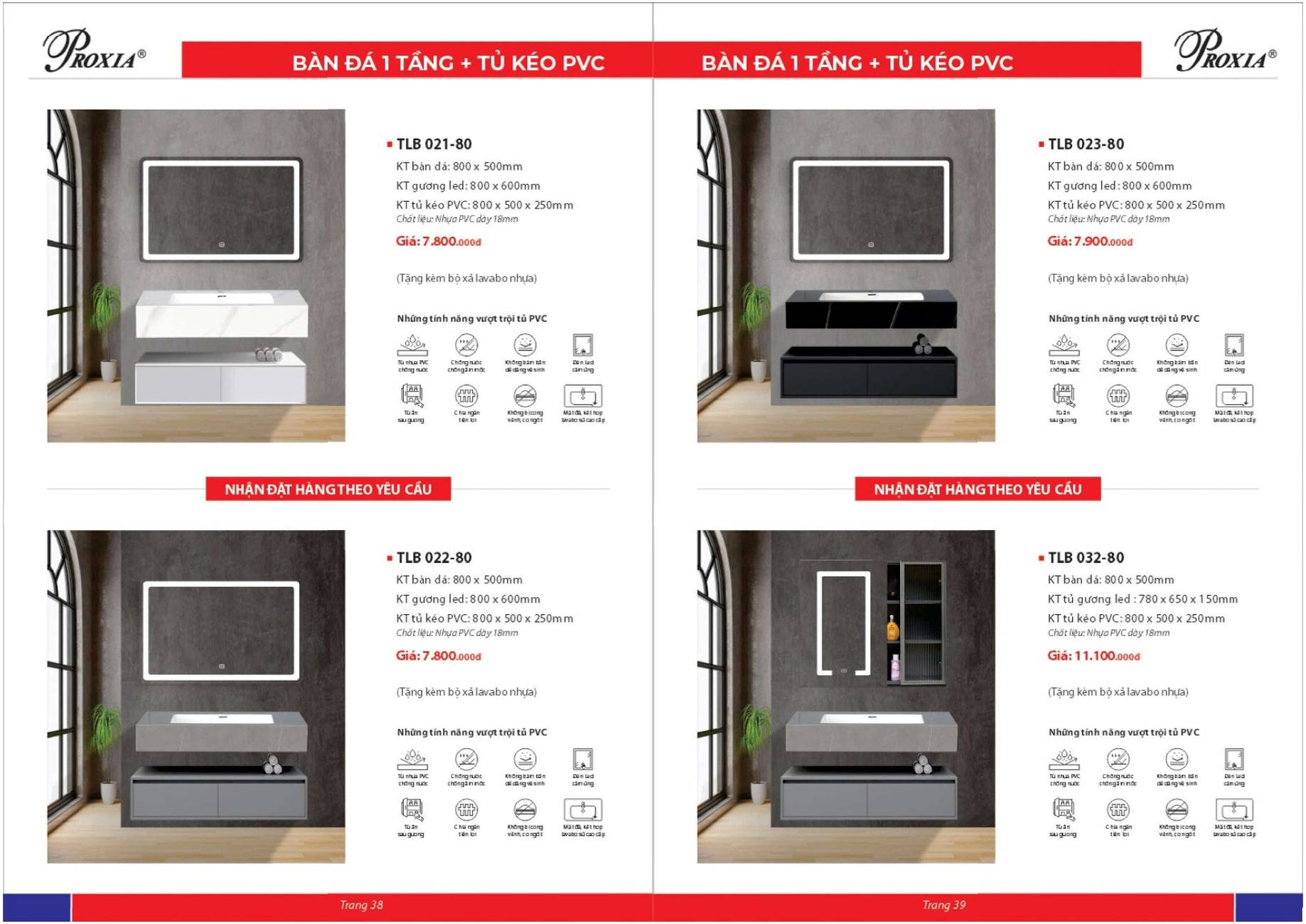 Thiết bị vệ sinh PROXIA Catalogue và Bảng giá mới nhất 2026 /Page 20